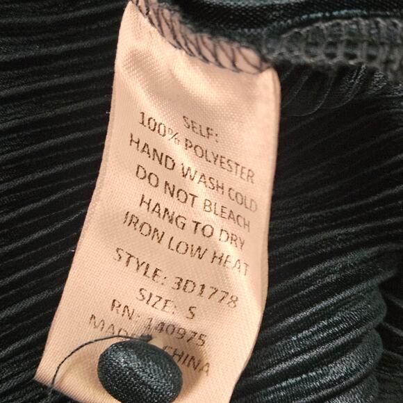 Inmod Satin Mini Belted Collard Dress Size Small - Picture 4 of 5